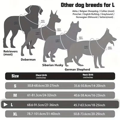Dog Tactical Handheld Harness for Large Dogs