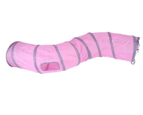 S-Shaped Curved Pet Tunnel and Track Toy