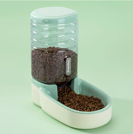 Automatic Pet Dog Feeder and Drinking Fountain Combo