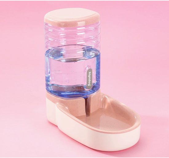 Automatic Pet Dog Feeder and Drinking Fountain Combo