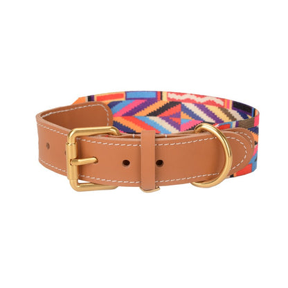 Woven Dog Collar Traction Rope