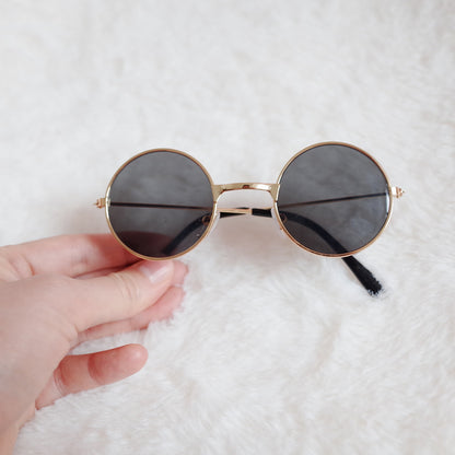 Round Decorative Sunglasses for Pets