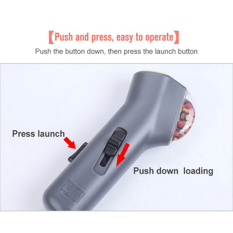 Automatic Pet Snack Launcher for Outdoor Training Toys