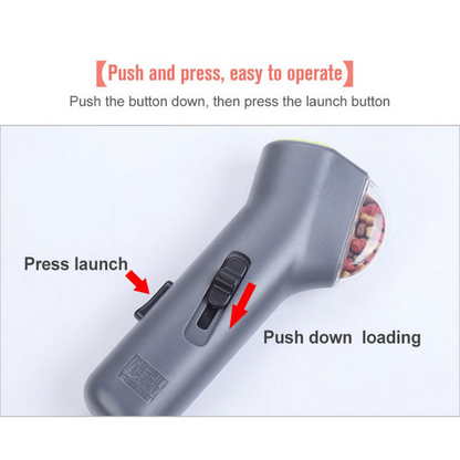 Automatic Pet Snack Launcher for Outdoor Training Toys