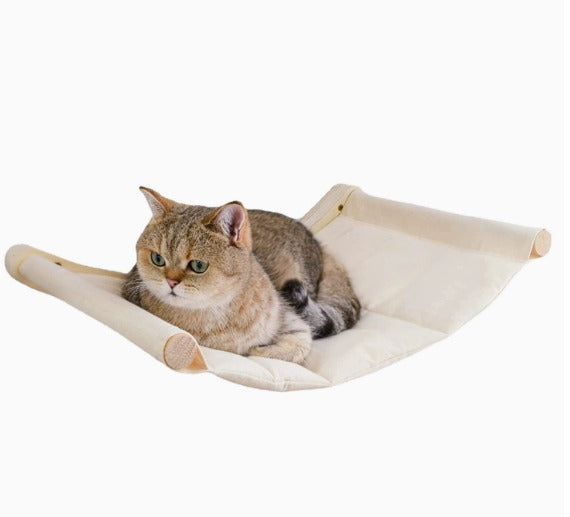 Wooden Wall Mounted Cat Shelf