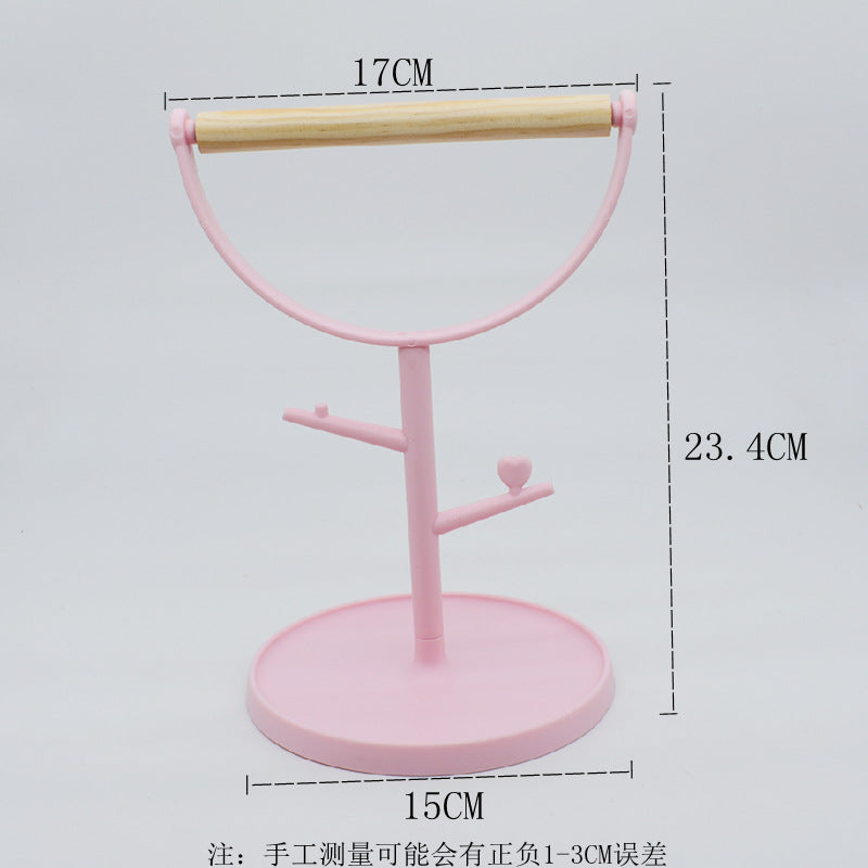 Portable Bird Play Stand for Cockatiels and Parakeets