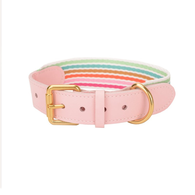 Woven Dog Collar Traction Rope