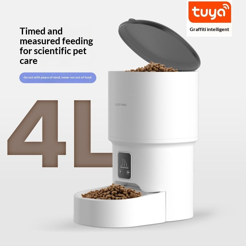Pet Automatic Feeder with WiFi Remote & Timed Feeding