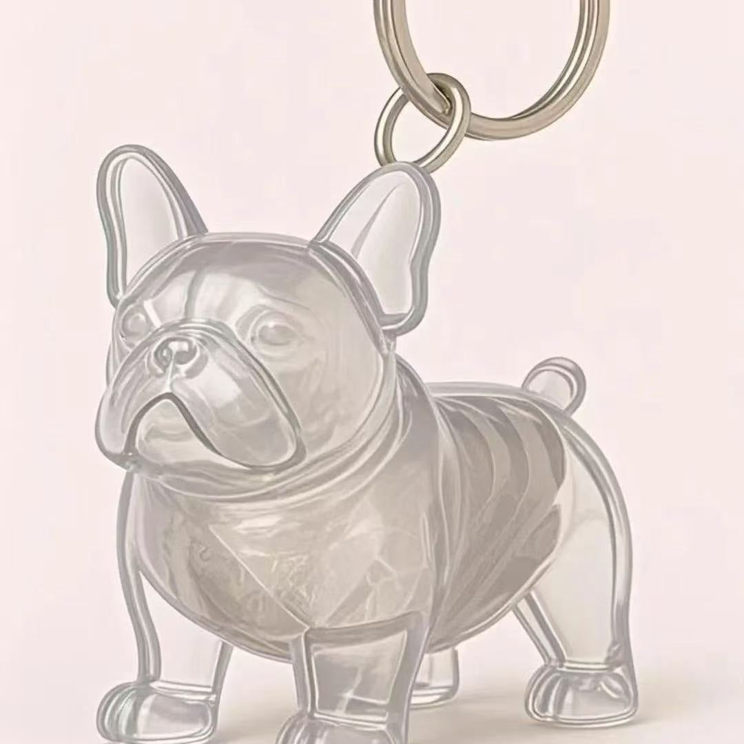 Dog Fur Storage Pendant Keychain