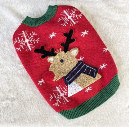 New Christmas Padded Dog Sweater for Pets
