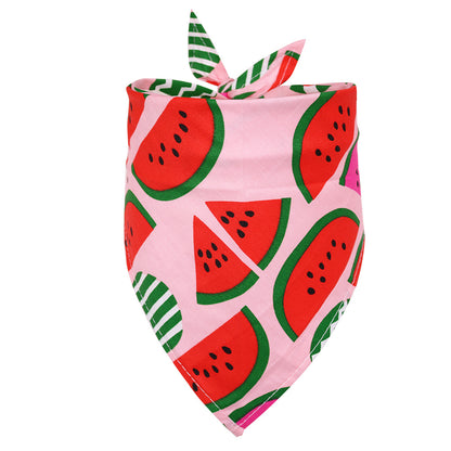 Cotton Triangle Scarf for Dogs (Pet Accessory)
