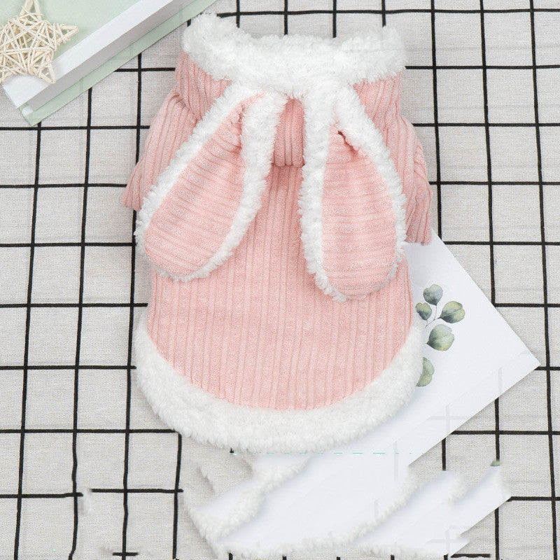 Cute Rabbit Sweater for Teddy Dogs in Autumn/Winter