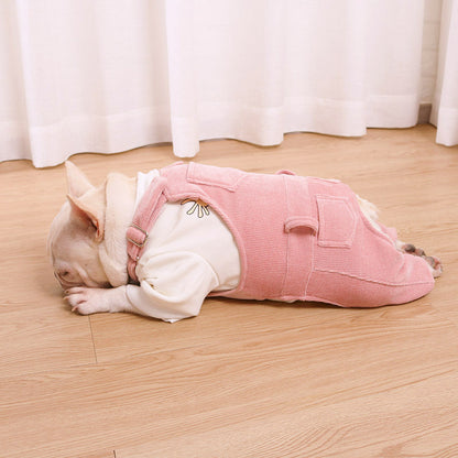 Dogpug Hanbae Fleece Bib Trousers for Pets