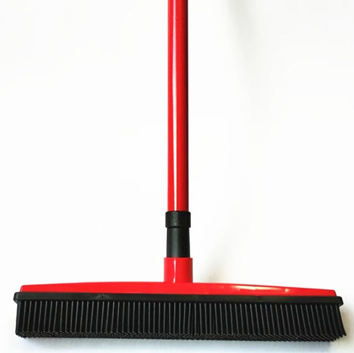 Pet Hair Rubber Push Broom
