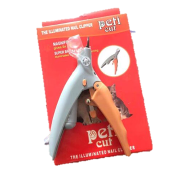 LED Pet Nail Clipper with Scissors and Magnifying Glass