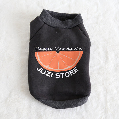 Multicolor Fruit Print Sweatshirt for Pets