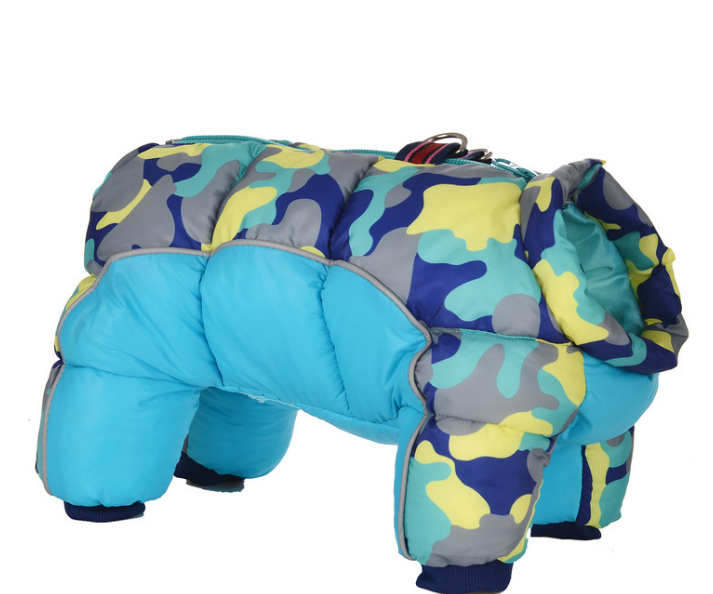 Camouflage Waterproof Dog Jacket for Cold Weather