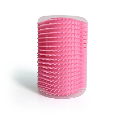 Cat Self Groomer Wall Corner Massage Comb with Catnip